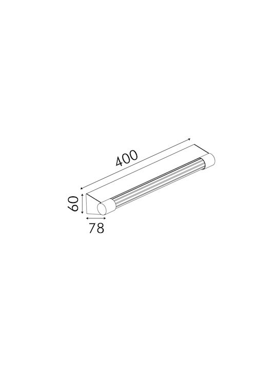 Aca Φωτιστικό Τοίχου LED 40x7.8x6εκ. Aca Φωτιστικό Τοίχου LED 40x7.8x6εκ.
