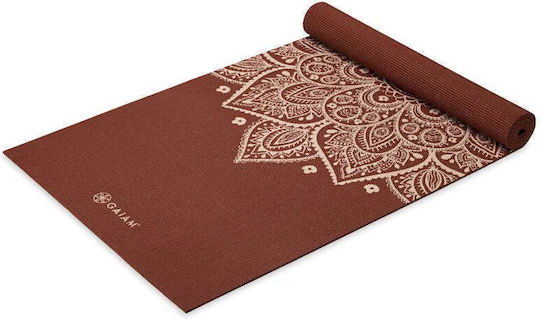 Gaiam Στρώμα Γυμναστικής Yoga Καφέ
