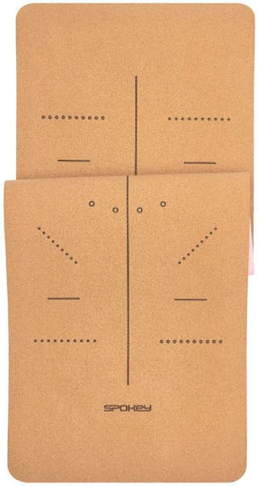 Spokey Savasana Στρώμα Γυμναστικής Yoga Μπεζ (183x61x0.4cm)