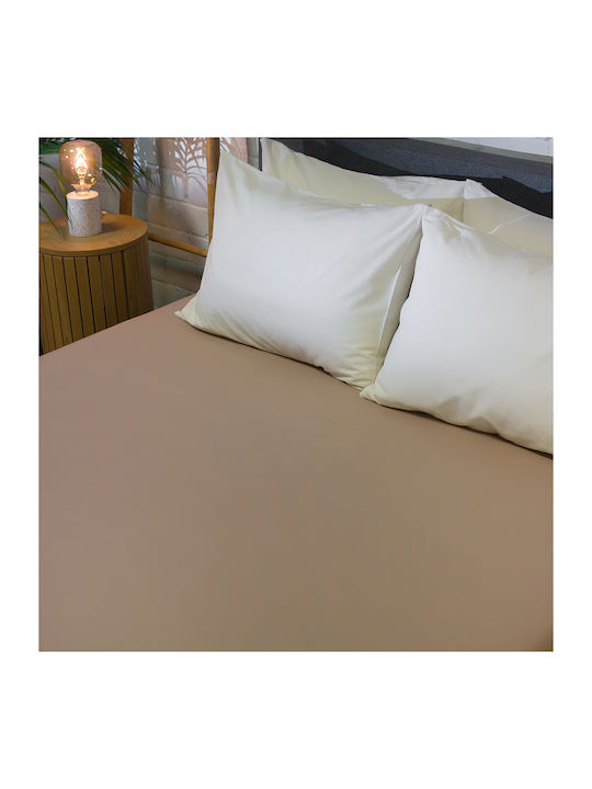 Naf Naf Set Double Bed Sheets 240x270cm Birch 4 Pieces