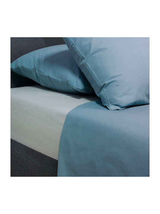 Naf Naf Hue Arona Σετ Σεντόνια Μονά 170x260εκ. Grey Violet (3τμχ)