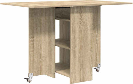 vidaXL Esszimmer- und Küchentisch Aus Holz Braun 115x70x75cm
