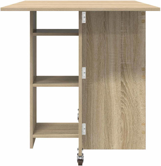 vidaXL Esszimmer- und Küchentisch Aus Holz Braun 115x70x75cm