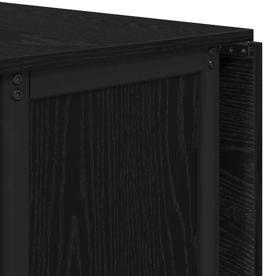 Τραπεζαρίας Μαύρο 130x80x76.5εκ.