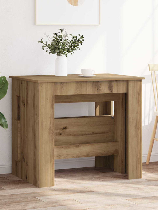 Masa Extensibilă de Dining din Lemn Prelucrat 180(+60)x85x75 cm