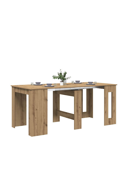 Masa Extensibilă de Dining din Lemn Prelucrat 180(+60)x85x75 cm