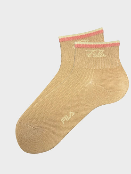 FILA Kids' Socks White/Beige/Lilac 3 Pairs