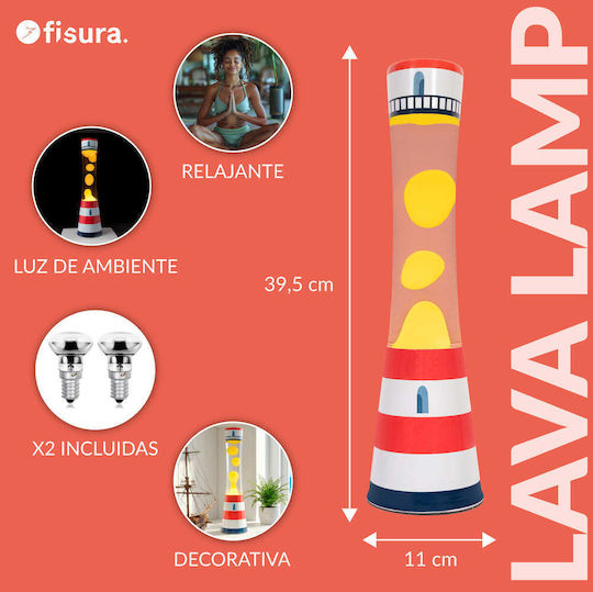 Fisura Φωτιστικό Lava Lamp
