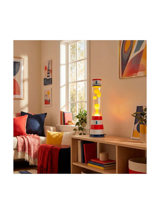 Fisura Διακοσμητικό Φωτιστικό Lava Lamp 39.5x39.5εκ.