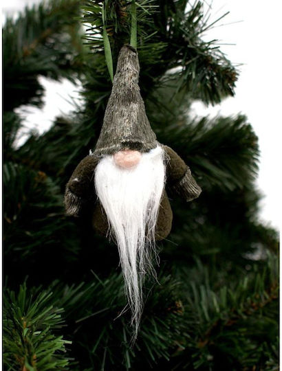 Decorative Pendant Santa Claus Handles 11cm Green Green
