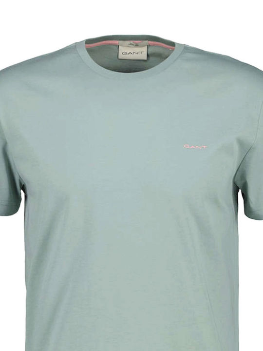 Gant Kontrast T-Shirt Hellgrün