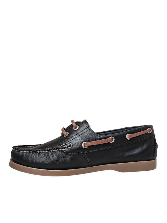 Mocasini Barbati Boat Shoes Culoare Negru