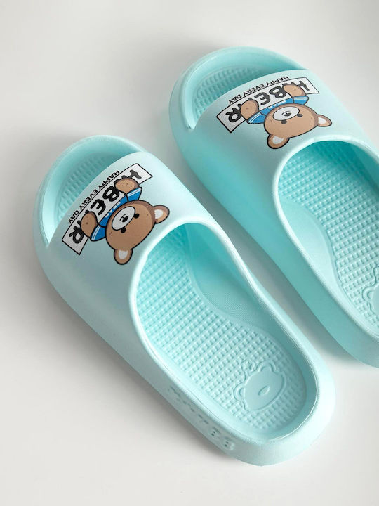 Kinder Flip-Flops Slides Hellblaue Pk26-151-4012-30-Siel