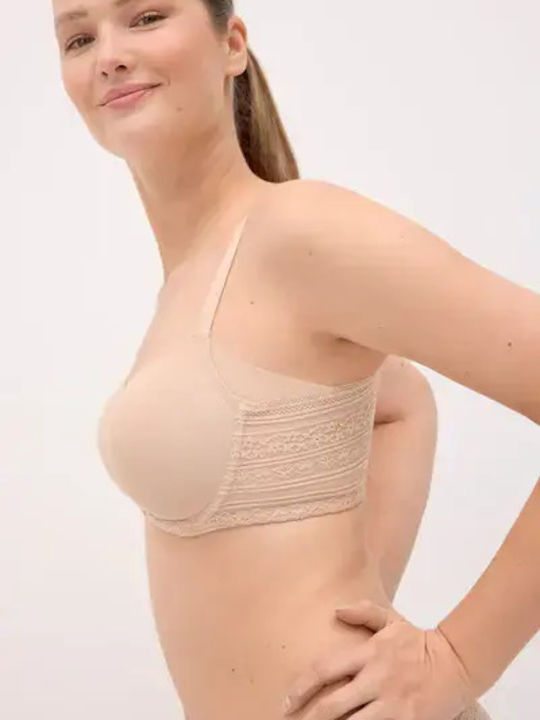 Ysabel Mora Σετ Εσωρούχων Σουτιέν με Slip Nude