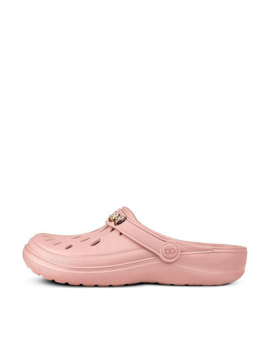 Boaonda Damen Holzschuhe Anatomisch Rosa