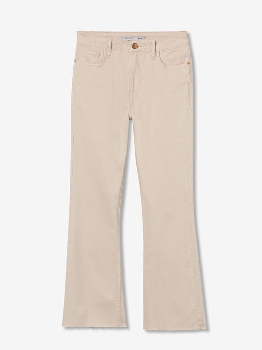 High Rise Women's Jean Pants Flared