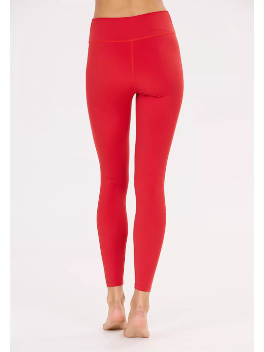 Leggings Pentru Instruire Colanți Femei Strângere Lychee Roșu