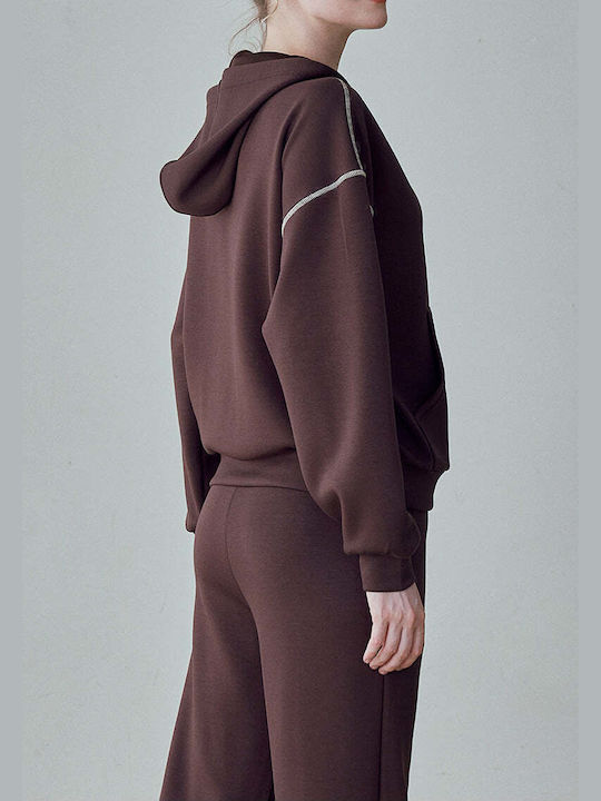 Brown Tracksuit Set