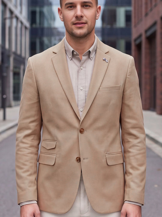 Men’s Suit Jacket Beige