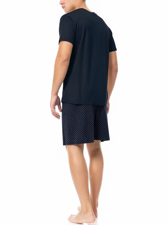 Ulisse Καλοκαιρινή Ανδρική Πιτζάμα Yacht Blue