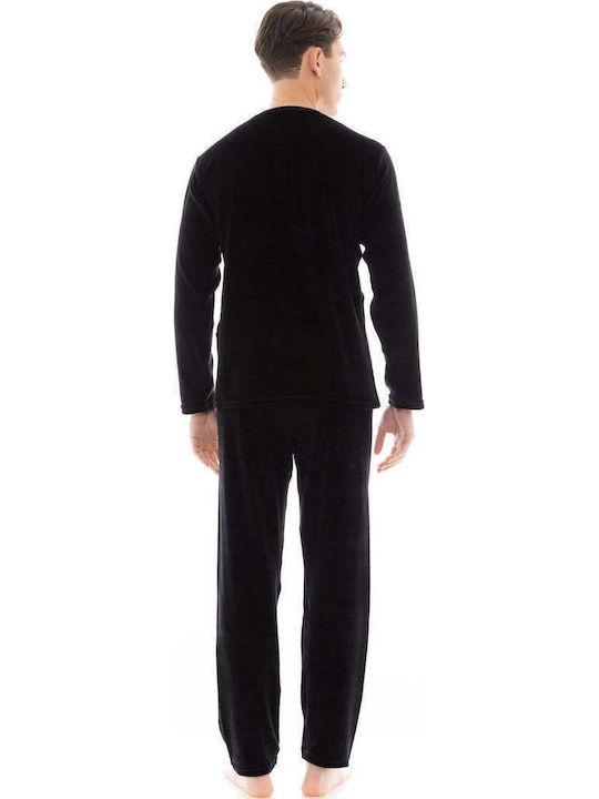Ulisse Ulisse Herrenpyjama Baumwoll Pyjama Grau
