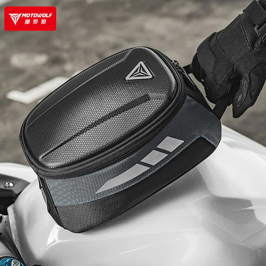 Τσάντα Ρεζερβουάρ Μοτοσυκλέτας Tank Bag 4.5lt Motowolf Mb1 Μαύρη