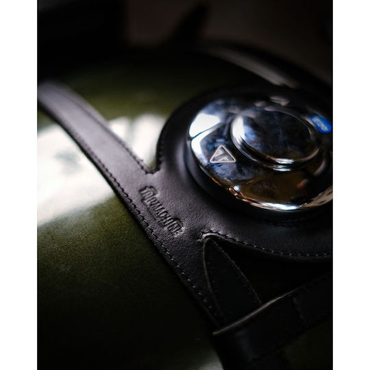 Tripmachine Leather Motorcycle Tank Straps Triumph Scrambler 400 Speed 400 Speed T4 Black Tank Straps Black
