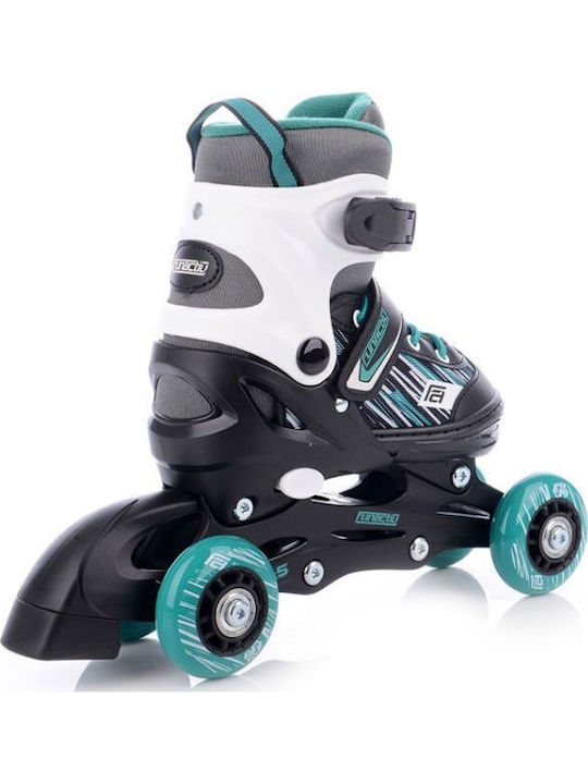 Funactiv Trilo 4in1 Inline Αυξομειούμενα Rollers Γκρι Παιδικά Funactiv Trilo 4in1 Inline Αυξομειούμενα Rollers Γκρι Παιδικά