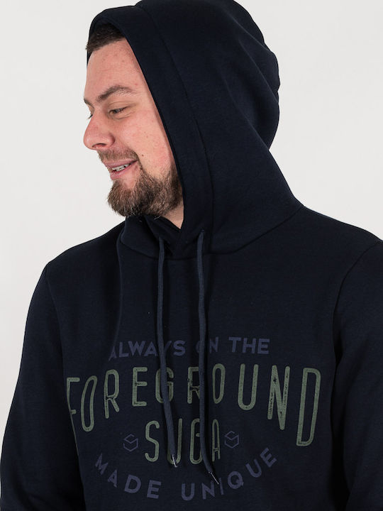Sweatshirt mit Kapuze Marineblau