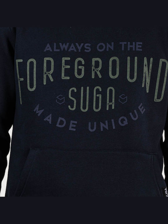 Sweatshirt mit Kapuze Marineblau