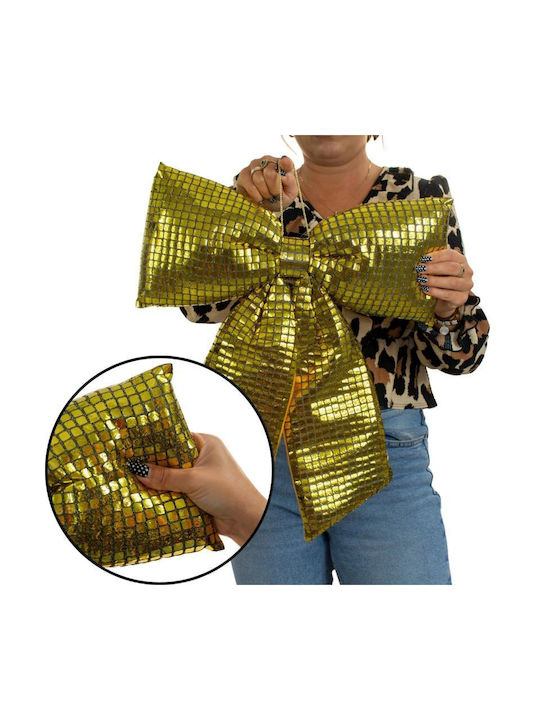 Decorative Gold Bow 39x50cm Mica Golden