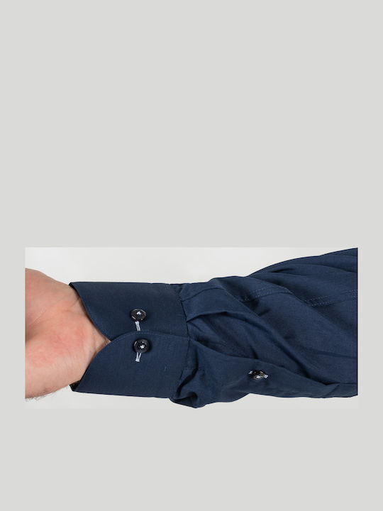 Long Sleeve Shirt in Regular Fit Navy