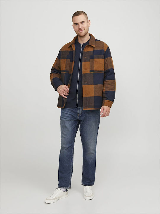 Men's Knitted Jacket Navy