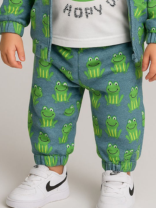Kids Sweatpants Set Light Blue