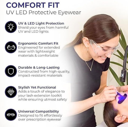 Anti-uv Light Glasses Lash Extension Safety
