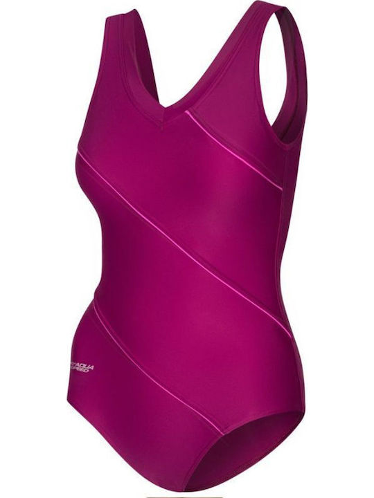 Sportliches Badeanzug Lila