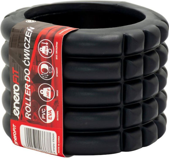 Enero Cilindru Rotund De Masaj Negru 10cm