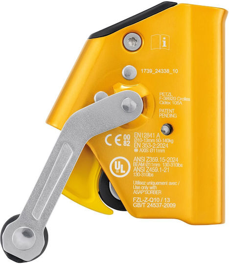 Petzl Asap B071BB00 Climbing Descender