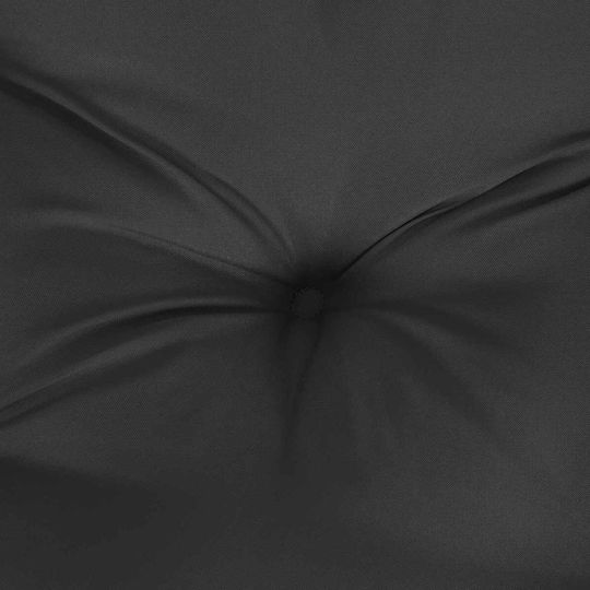 vidaXL Perna Scaunului De Grădină Cu Spătar Melanj Negru 2 Buc 50x100 Cm