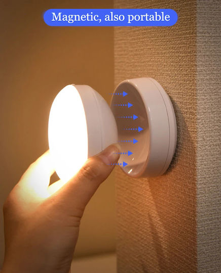 LED Iluminat de Siguranță Reîncărcabil de Noapte cu Sursă de Alimentare pe Baterie și Senzor de Mișcare Senzor