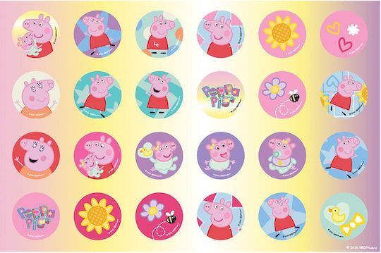 Zeichenblock Peppa Pig Rosa 40 Stücke Selbstklebende Schablonen 23x33cm 000482853a