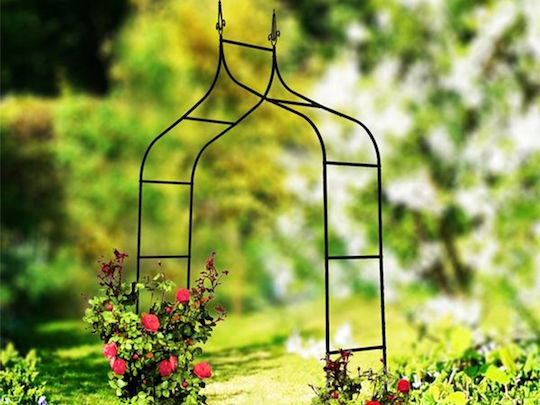 Garden Arch from Metal in Bronze Colour 135x38x245cm