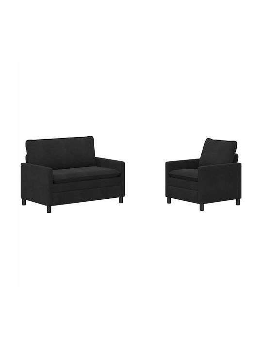 vidaXL Wohnzimmermöbel-Set 2-Sitzer & Sessel
