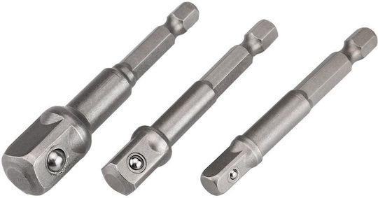 Graphite Ключове С Гнездо 1/2", 1/4", 3/8", HEX Комплект 3 Броя