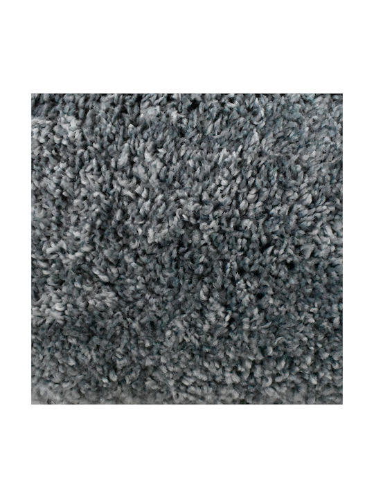 Rectangular Shaggy Grey-Blue Rug 120x170cm