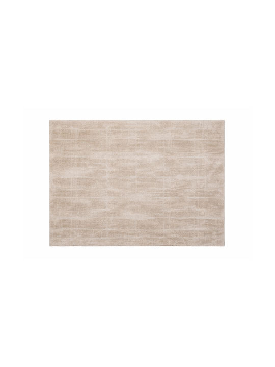 Shaggy Noelia Wohnzimmer Teppich Rechteckig Beige 240x300cm
