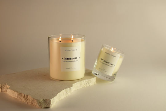 Calabrian Bergamot Herbal Aromatic Candle Lid 790gr Luminous Olfactory