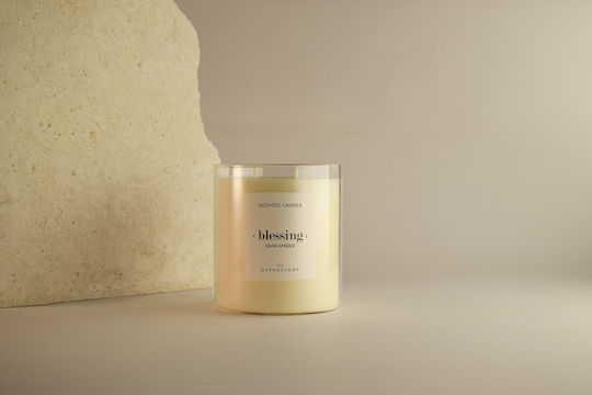 Dark Amber Φυτικό Αρωματικό Κερί Καπάκι 200gr Blessing Olphactory