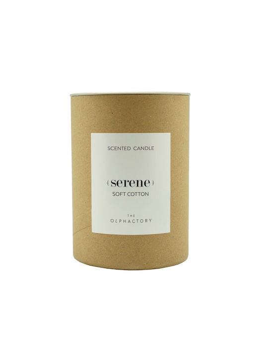 Soft Cotton Herbal Aromatic Candle Lid 200gr Serene Olphactory