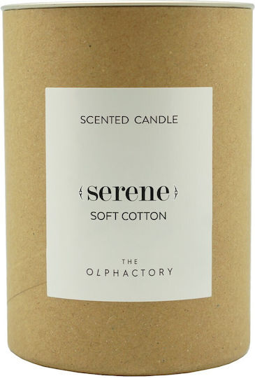 Soft Cotton Φυτικό Αρωματικό Κερί Καπάκι 200gr Serene Olphactory
